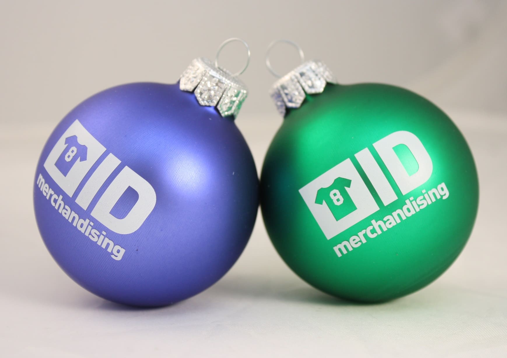 Weihnachtskugeln 8 cm aus Glas 2er Set 304528850000